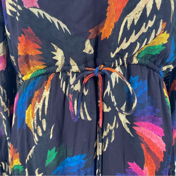 FARM RIO Black Macaws Flight Dress - Picture 9 of 16